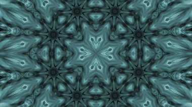 Soyut boya fırça mürekkep patlayabilir formanın düzgün kavramı simetrik desen süs dekoratif Kaleidoscope hareketi geometrik daire ve yıldız şekiller