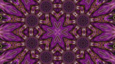 Soyut boya fırça mürekkep patlayabilir formanın düzgün kavramı simetrik desen süs dekoratif Kaleidoscope hareketi geometrik daire ve yıldız şekiller