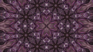 Soyut boya fırça mürekkep patlayabilir formanın düzgün kavramı simetrik desen süs dekoratif Kaleidoscope hareketi geometrik daire ve yıldız şekiller