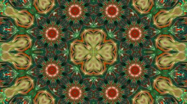 Boya fırça Kaleidoscope