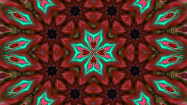 Paint Brush Kaleidoscope — Stock Photo, Image