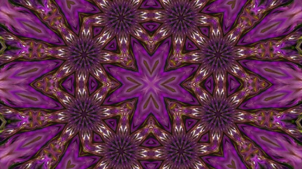 Soyut boya fırça mürekkep patlayabilir formanın düzgün kavramı simetrik desen süs dekoratif Kaleidoscope hareketi geometrik daire ve yıldız şekiller