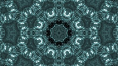 Soyut boya fırça mürekkep patlayabilir formanın düzgün kavramı simetrik desen süs dekoratif Kaleidoscope hareketi geometrik daire ve yıldız şekiller