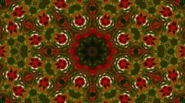 Soyut boya fırça mürekkep patlayabilir formanın düzgün kavramı simetrik desen süs dekoratif Kaleidoscope hareketi geometrik daire ve yıldız şekiller