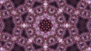 Soyut boya fırça mürekkep patlayabilir formanın düzgün kavramı simetrik desen süs dekoratif Kaleidoscope hareketi geometrik daire ve yıldız şekiller