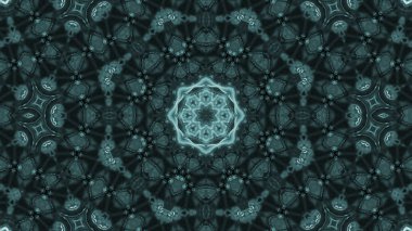 Soyut boya fırça mürekkep patlayabilir formanın düzgün kavramı simetrik desen süs dekoratif Kaleidoscope hareketi geometrik daire ve yıldız şekiller