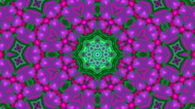 Soyut boya fırça mürekkep patlayabilir formanın düzgün kavramı simetrik desen süs dekoratif Kaleidoscope hareketi geometrik daire ve yıldız şekiller