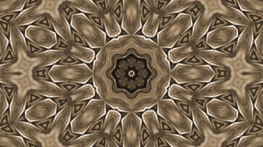 Soyut boya fırça mürekkep patlayabilir formanın düzgün kavramı simetrik desen süs dekoratif Kaleidoscope hareketi geometrik daire ve yıldız şekiller