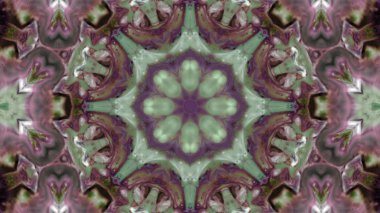 Soyut boya fırça mürekkep patlayabilir formanın düzgün kavramı simetrik desen süs dekoratif Kaleidoscope hareketi geometrik daire ve yıldız şekiller