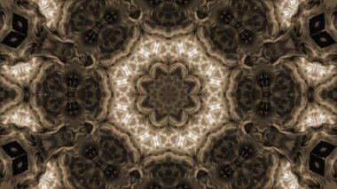 Soyut boya fırça mürekkep patlayabilir formanın düzgün kavramı simetrik desen süs dekoratif Kaleidoscope hareketi geometrik daire ve yıldız şekiller