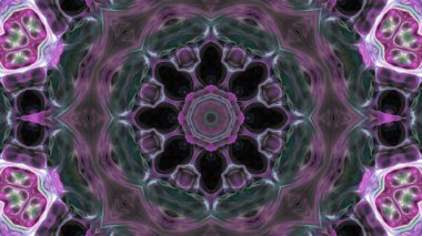 Soyut boya fırça mürekkep patlayabilir formanın düzgün kavramı simetrik desen süs dekoratif Kaleidoscope hareketi geometrik daire ve yıldız şekiller