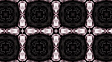 Soyut boya fırça mürekkep patlayabilir formanın düzgün kavramı simetrik desen süs dekoratif Kaleidoscope hareketi geometrik daire ve yıldız şekiller