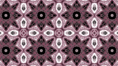 Soyut boya fırça mürekkep patlayabilir formanın düzgün kavramı simetrik desen süs dekoratif Kaleidoscope hareketi geometrik daire ve yıldız şekiller