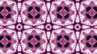 Soyut boya fırça mürekkep patlayabilir formanın düzgün kavramı simetrik desen süs dekoratif Kaleidoscope hareketi geometrik daire ve yıldız şekiller