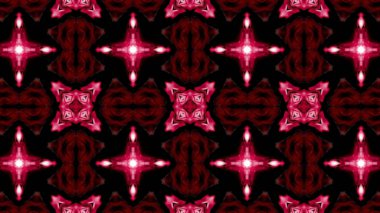 Soyut boya fırça mürekkep patlayabilir formanın düzgün kavramı simetrik desen süs dekoratif Kaleidoscope hareketi geometrik daire ve yıldız şekiller