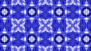 Soyut boya fırça mürekkep patlayabilir formanın düzgün kavramı simetrik desen süs dekoratif Kaleidoscope hareketi geometrik daire ve yıldız şekiller