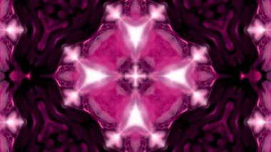 Soyut boya fırça mürekkep patlayabilir formanın düzgün kavramı simetrik desen süs dekoratif Kaleidoscope hareketi geometrik daire ve yıldız şekiller