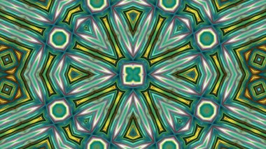 Soyut boya fırça mürekkep patlayabilir formanın düzgün kavramı simetrik desen süs dekoratif Kaleidoscope hareketi geometrik daire ve yıldız şekiller