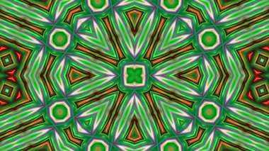 Soyut boya fırça mürekkep patlayabilir formanın düzgün kavramı simetrik desen süs dekoratif Kaleidoscope hareketi geometrik daire ve yıldız şekiller