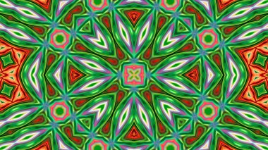 Soyut boya fırça mürekkep patlayabilir formanın düzgün kavramı simetrik desen süs dekoratif Kaleidoscope hareketi geometrik daire ve yıldız şekiller