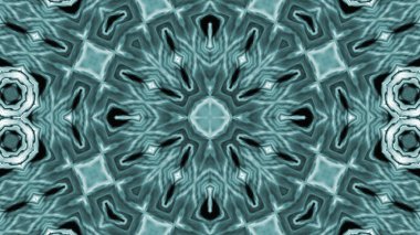 Soyut boya fırça mürekkep patlayabilir formanın düzgün kavramı simetrik desen süs dekoratif Kaleidoscope hareketi geometrik daire ve yıldız şekiller