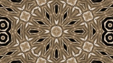 Soyut boya fırça mürekkep patlayabilir formanın düzgün kavramı simetrik desen süs dekoratif Kaleidoscope hareketi geometrik daire ve yıldız şekiller