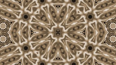 Soyut boya fırça mürekkep patlayabilir formanın düzgün kavramı simetrik desen süs dekoratif Kaleidoscope hareketi geometrik daire ve yıldız şekiller