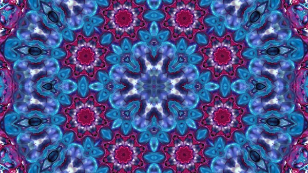 Boya fırça Kaleidoscope — Stok fotoğraf