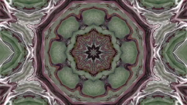 Farbpinsel-Kaleidoskop — Stockfoto