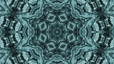 Soyut boya fırça mürekkep patlayabilir formanın düzgün kavramı simetrik desen süs dekoratif Kaleidoscope hareketi geometrik daire ve yıldız şekiller