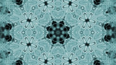 Soyut boya fırça mürekkep patlayabilir formanın düzgün kavramı simetrik desen süs dekoratif Kaleidoscope hareketi geometrik daire ve yıldız şekiller