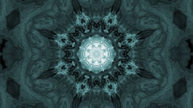 Soyut boya fırça mürekkep patlayabilir formanın düzgün kavramı simetrik desen süs dekoratif Kaleidoscope hareketi geometrik daire ve yıldız şekiller