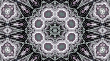 Soyut boya çiçek dürbünü