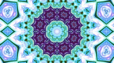 Soyut boya çiçek dürbünü