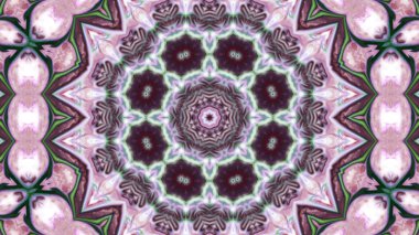 Soyut boya fırça mürekkep patlayabilir formanın düzgün kavramı simetrik desen süs dekoratif Kaleidoscope hareketi geometrik daire ve yıldız şekiller