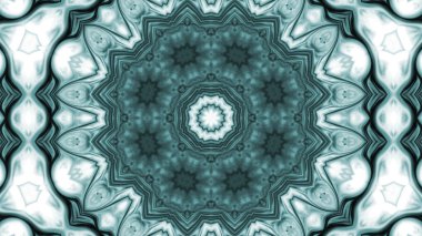 Soyut boya fırça mürekkep patlayabilir formanın düzgün kavramı simetrik desen süs dekoratif Kaleidoscope hareketi geometrik daire ve yıldız şekiller