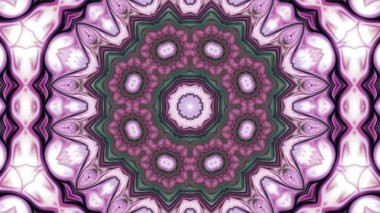 Soyut boya çiçek dürbünü