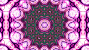 Soyut boya çiçek dürbünü