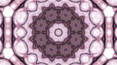 Soyut boya çiçek dürbünü