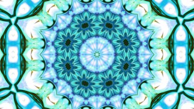 Soyut boya fırça mürekkep patlayabilir formanın düzgün kavramı simetrik desen süs dekoratif Kaleidoscope hareketi geometrik daire ve yıldız şekiller