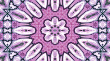 Soyut boya fırça mürekkep patlayabilir formanın düzgün kavramı simetrik desen süs dekoratif Kaleidoscope hareketi geometrik daire ve yıldız şekiller