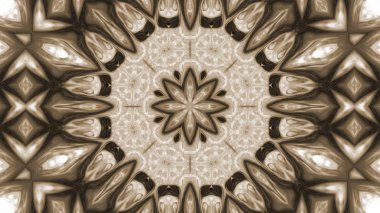 Soyut boya fırça mürekkep patlayabilir formanın düzgün kavramı simetrik desen süs dekoratif Kaleidoscope hareketi geometrik daire ve yıldız şekiller