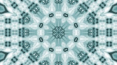 Soyut boya çiçek dürbünü