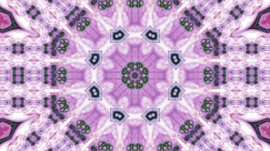 Soyut boya çiçek dürbünü