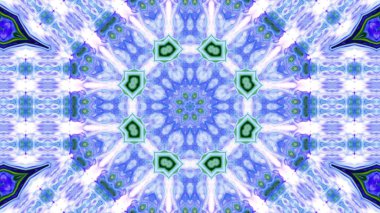 Soyut boya çiçek dürbünü