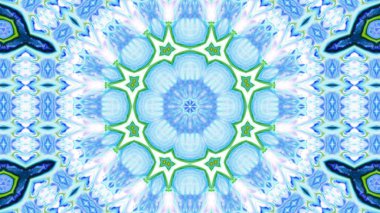 Soyut boya çiçek dürbünü