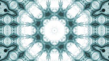 Soyut boya fırça mürekkep patlayabilir formanın düzgün kavramı simetrik desen süs dekoratif Kaleidoscope hareketi geometrik daire ve yıldız şekiller