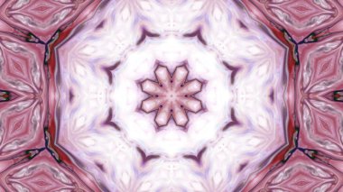 Soyut boya fırça mürekkep patlayabilir formanın düzgün kavramı simetrik desen süs dekoratif Kaleidoscope hareketi geometrik daire ve yıldız şekiller