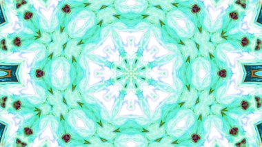 Soyut boya fırça mürekkep patlayabilir formanın düzgün kavramı simetrik desen süs dekoratif Kaleidoscope hareketi geometrik daire ve yıldız şekiller