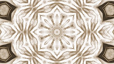 Soyut boya fırça mürekkep patlayabilir formanın düzgün kavramı simetrik desen süs dekoratif Kaleidoscope hareketi geometrik daire ve yıldız şekiller